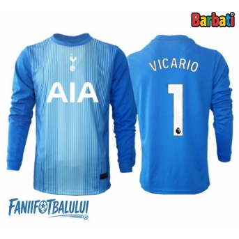 Tottenham Hotspur Guglielmo Vicario #1 Portarii Tricou Fotbal Replică 2025-26 Barbati Deplasare Mâneci Lungi